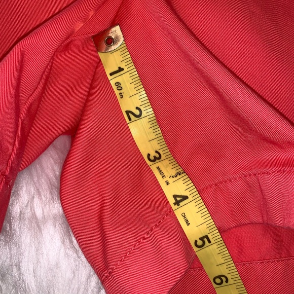 J. Crew Women’s Orange/Coral Chino Shorts 2 - Picture 6 of 6
